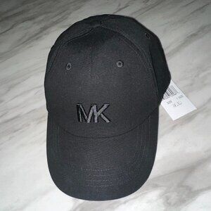 NWT Women's Michael Kors Cotton Signature Sleek Designer Hat